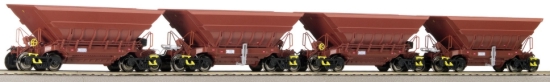 4 Piece Set: Ore cars<br /><a href='images/pictures/Roco/66132.jpg' target='_blank'>Full size image</a>